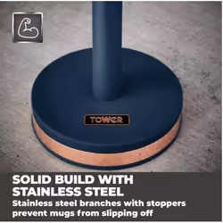 Tower Cavaletto cup holder Blue Stainless steel - Additional view 6
