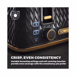 Tower Empire Cavaletto 4 Slice Toaster