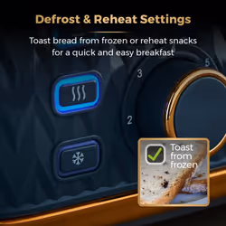 Tower T20061MNB toaster 7 4 slice(s) 1600 W Blue - Additional view 6