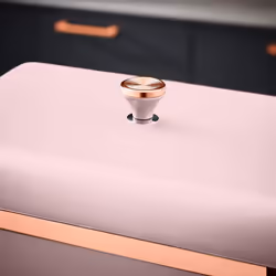 Tower T826130PNK Cavaletto Bread Bin, Durable Carbon Steel, Pink & Rose Gold - Additional view 4