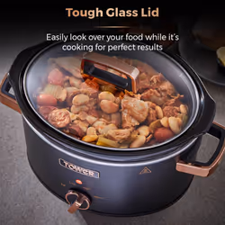 Tower T16042BLK Cavaletto 3.5L Slow Cooker Black and Gold Acents - Additional view 4