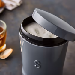 Tower T826171GRP Belle, Tea/Coffee/Sugar Storage, Graphite, Steel
