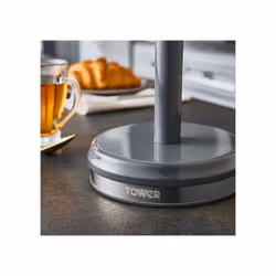 Belle By Tower, Towel Pole And Mug Tree Set in Graphite - Grey
