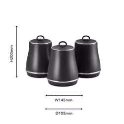 Tower Renaissance Universal containers set 1.5 L Steel