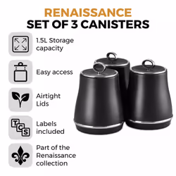 Tower Renaissance Universal containers set 1.5 L Steel - Additional view 4