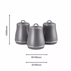 Tower Renaissance Universal containers set 1.5 L Steel