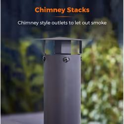 Tower T978507 outdoor barbecue/grill Cooking station Charcoal + Natural gas Black - Additional view 8