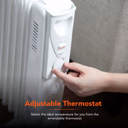 Warmlite heating WL43004YTW electric space heater Indoor White 2000 W Oil electric space heater - Additional view 6