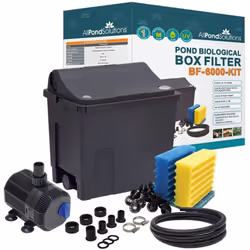 All Pond Solutions Koi/Goldfish Pond Filter Box Full Kit, Small, 9 W
