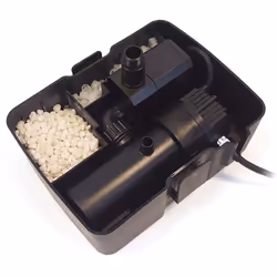 AllPondSolutions CUP-305 - 2000L/H All in One Pond Pump Filter with Fountain and 5w UV Steriliser