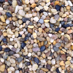 AllPondSolutions Aquarium Fish Tank Pebbles Stones Mixture 0.5-1cm 2kg