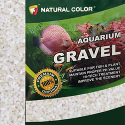 AllPondSolutions Aquarium Fish Tank White Gravel 4 - 6mm 2kg
