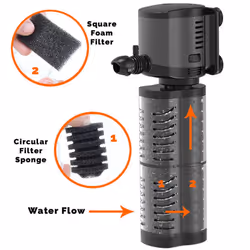 AllPondSolutions 500L/H Aquarium Internal Filter 500IF