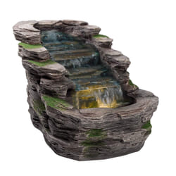 AllPondSolution Waterfall Water Feature with LED Light