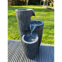 AllPondSolutions 3 Vase Bowl Water Feature - Solar Powered