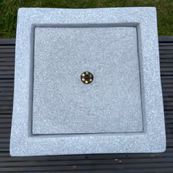 AllPondSolutions Square Water Feature with LED Light-Solar powered