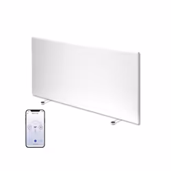 Adax Neo WiFi Portable Electric Heater, Thermostat, Timer - 2000W Compact, White