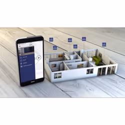 ADAX NEO WIFI Modern Electric Skirting Heater, Home Automation Heating, IPX4, LOT 20 - 800w, White