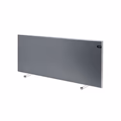 Adax Neo Portable Electric Panel Heater + Timer, Thermostat. Modern Convector Radiator, Lava Grey - 1000W