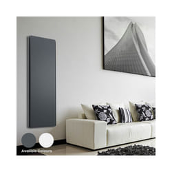 Vertical Wall-Mounted Electric Radiator - Anthracite, 750W