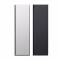 Vertical Wall-Mounted Electric Radiator - White, 1000W