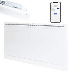 Adax Iver Wifi Glass Electric Panel Heater, Wall Mounted