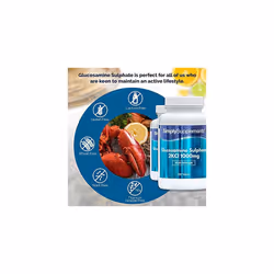 Glucosamine Sulphate 2KCl 1000mg  360 Tablets  Up to 1 Year Supply  Manufactured in The UK