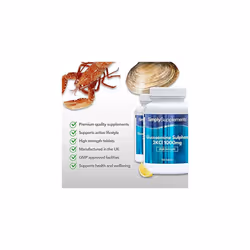 Glucosamine Sulphate 2KCl 1000mg  360 Tablets  Up to 1 Year Supply  Manufactured in The UK