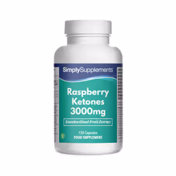 Raspberry Ketones 3000mg 120 Capsules | Vegan & Vegetarian Friendly | Manufactured in The UK