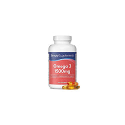 Omega 3 1500mg | 270mg EPA & 180mg DHA Per Capsule | 120 Capsules | Manufactured in The UK