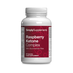 Raspberry Ketones Complex with Glucomannan, Zinc & Chromium | 90 Capsules | Made & Tested in The UK