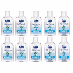 Hand Sanitiser Gel with Vitamin E & Aloe Vera - 250ml (Pack of 10)