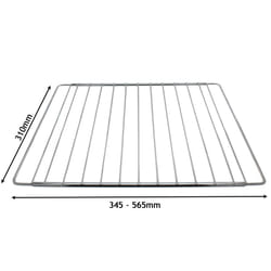 Universal Adjustable Extendable Shelf for Caravan Oven (310 x 345-565mm)