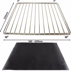 Universal Adjustable Extendable Oven Shelf (320 x 360-620mm)