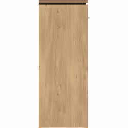 Charles 3+2 Drawer Chest Oak Effect Veneer with Walnut Trim