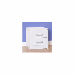 Charles 2 Drawer Bedside Chest White