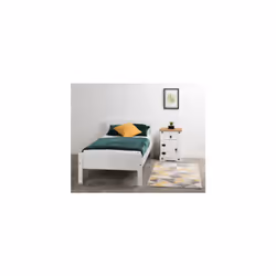Arctic Single Bed - White