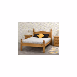 Corona 3' Bed Low Foot End - Distressed Waxed Pine