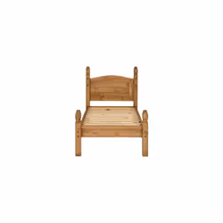 Corona 3' Bed Low Foot End - Distressed Waxed Pine
