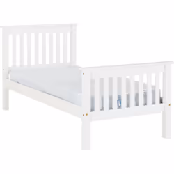 Seconique Monaco 3ft Single Bed - Distressed Pine