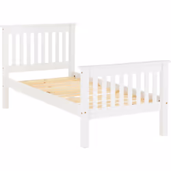 Seconique Monaco 3ft Single Bed - Distressed Pine