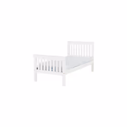 Matteo Single Bed High Foot End - White