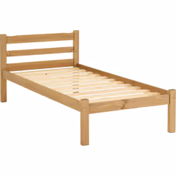 Seconique Panama Bed  - Solid Waxed Pine - 3ft Single