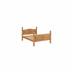 Corona 4FT 6inch Double High Foot End Bed Fram - Distressed Waxed Pine - Additional view 10