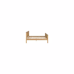 Monaco Pine Bed Frame High Foot End Distressed Waxed Pine - 4FT 6inch Double 135cm
