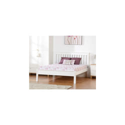 Matteo 4'6" Bed Low Foot End - White