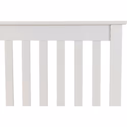 Matteo 4'6" Bed Low Foot End - White - Additional view 8