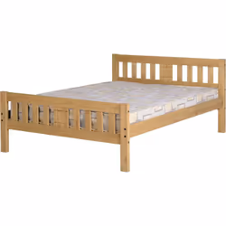 Seconique Rio Pine Bed - Solid Waxed Pine - 4ft6 Double