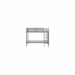 Brandon Single 3ft Bunk Metal Bed Frame Black- Mattress Not Include
