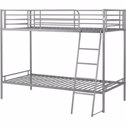 Seconique Brandon 3ft Metal Bunk Bed - Silver - Additional view 8